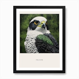 Ohara Koson Inspired Bird Painting Falcon 4 Poster Art Print