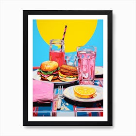 Pop Art American Diner 5 Art Print