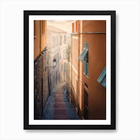 Narrow Street In France Art Print