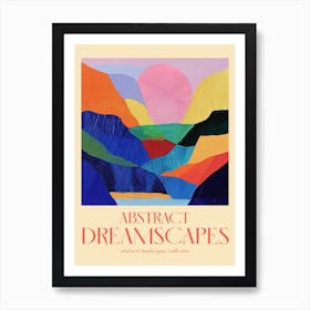 Abstract Dreamscapes Landscape Collection 40 Art Print