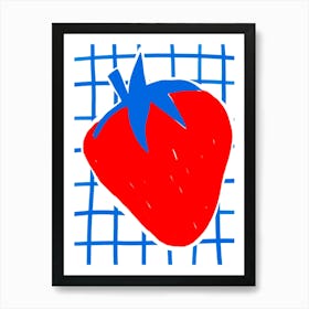 Giant strawberry Art Print