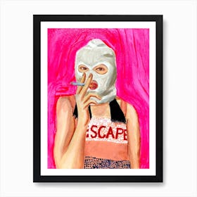 Escape Mask Art Print