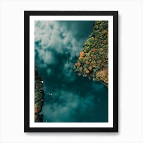 Forest And Water Art Print