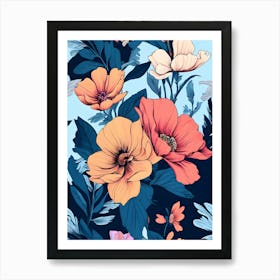 Floral Pattern 27 Art Print