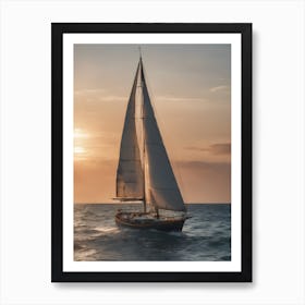 Sail Boat Saili 0 Art Print