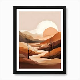 Abstract Landscape 11 Art Print