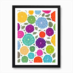 Cauliflower Marker vegetable Art Print