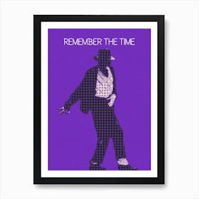Remember The Time Michael Jackson Art Print