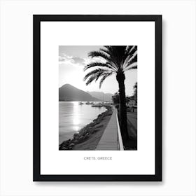 Poster Of Fethiye, Turkey, Photography In Black And White 3 Art Print