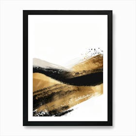 Abstract Brush Strokes 32 Art Print