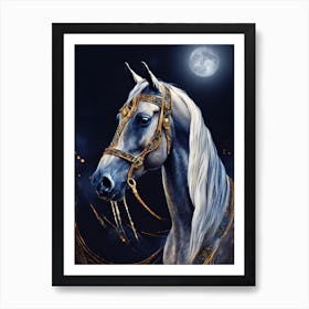 Egyptian Horse Art Print