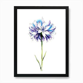 Watercolor Flower 1 Art Print