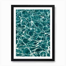 Water Ripples In The Pool Art Print