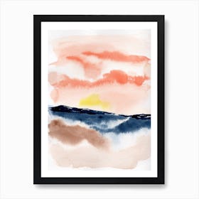 Blue Mountain Art Print