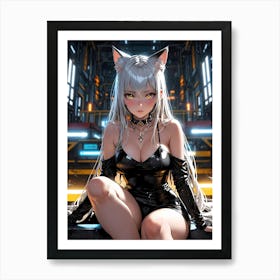 Sexy Anime Girl 6 Art Print