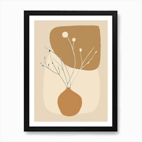 Toronto Botanical Garden Boho Line Art Art Print