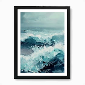 Ocean Waves 5 Art Print