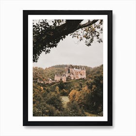 German Castle Scenery Art Print