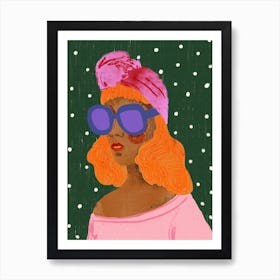 Turban Lady Affiche