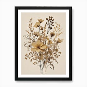 Fleurs Sechees, Dried Flowers Exhibition Poster 23 Art Print (7) Art Print