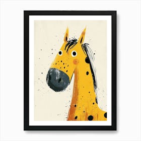 Yellow Horse 2 Art Print