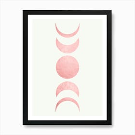 Pink moons Art Print