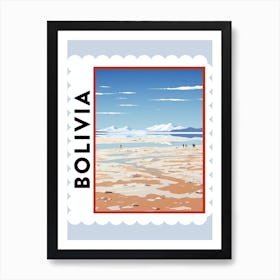 Bolivia 4 Travel Stamp Poster Art Print