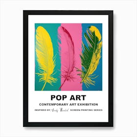 Poster Feathers Pop Art 2 Art Print
