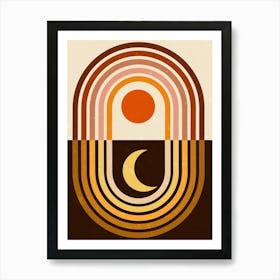 Moon And The Sun Art Print