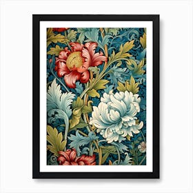 Floral Wallpaper 3 Art Print