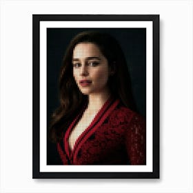 Emilia Clarke Art Print