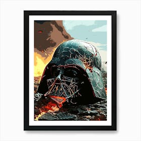 Darth Vader Painting Star Wars movie Art Print