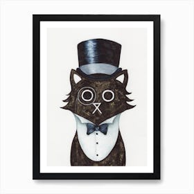 Dapper Cat Art Print