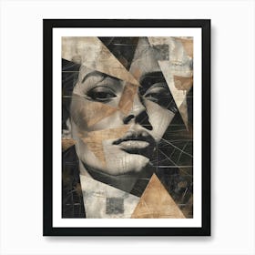 Woman'S Face 115 Art Print