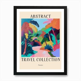 Abstract Travel Collection Poster Panama 2 Art Print