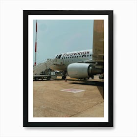 Europeanwings Plane At The Airport Art Print