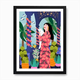 Admiring The Beauty Of Everything Art Print