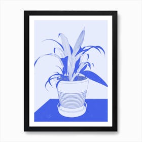 Spider Potted Plant Art Print