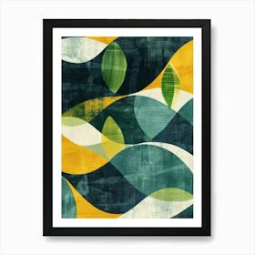 Abstract Wave Pattern 26 Art Print