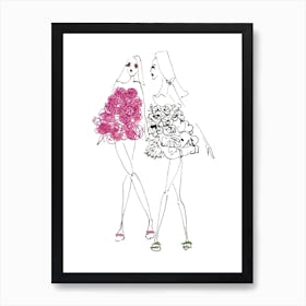 Gossip Art Print