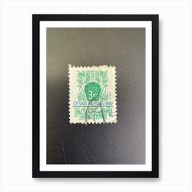 Postage Stamp 12 Art Print