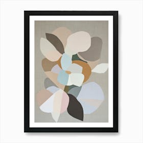 Abstract Flowers Art Print