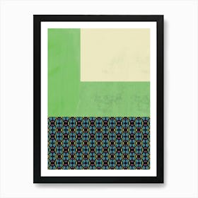 Green And Blue Art Print