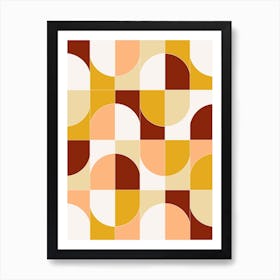 Bold Geo Tiles 03 Art Print