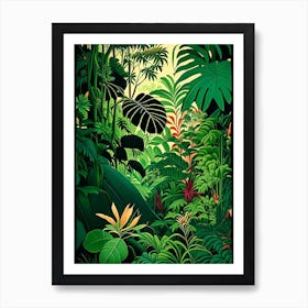 Majestic Jungle 2 Botanical Art Print