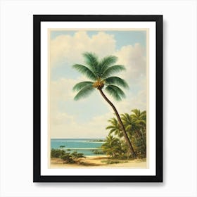 Putty Beach Australia Vintage Art Print