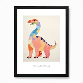 Nursery Dinosaur Art Homalocephale 1 Poster Art Print