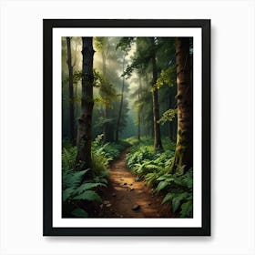 Path In The Forest 1 Art Print