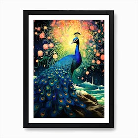 Peacock 1 Art Print