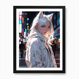 Anime Girl 16 Art Print